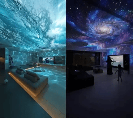 🎄PKNEW® NEXT-GEN SMART PROJECTION HD Smart Dynamic 5D Holographic Night Light Projector🎈