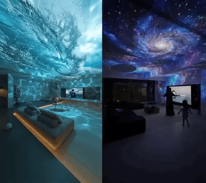🎄PKNEW® NEXT-GEN SMART PROJECTION HD Smart Dynamic 5D Holographic Night Light Projector🎈